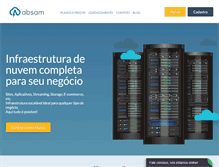 Tablet Screenshot of absamhost.com.br